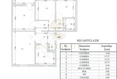 4 Camere Et.4/4 Bloc Reabilitat | Metrou Raul Doamnei - 12