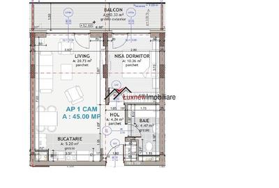 Apartament cu living, bucatarie si nisa de dormit zona Eroilor! - 2
