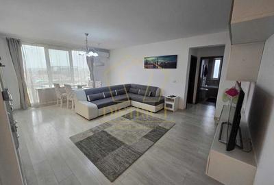 Apartament cu 3 camere semidecomandat, mobilat în Giroc