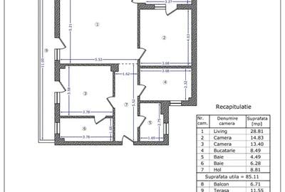 Apartament 3 Camere Aviatiei/ Baneasa | Decomandat | Bucatarie Inchisa - 13