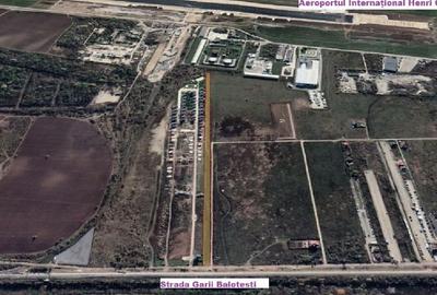 OTOPENI - Teren intravilan - 11,036 mp  - front 15,2 ml - 4
