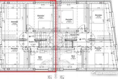 Duplex 4 camere, S+P+M, 156 mp utili, 280 mp teren,Dambul Rotund, zona linistita - 7