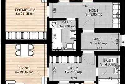 Apartament 4 camere cu gradina | Pipera – Rond OMV | 0% comision - 7