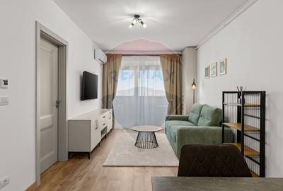 Apartament cu 2 camere semidecomandat, mobilat în UTA