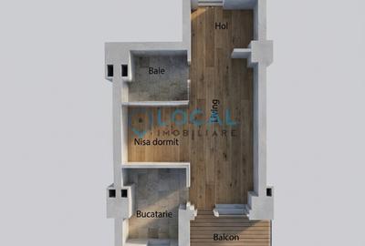 Apartament cu 1 camera + nisa de dormit, Marasti | Zona Iulius Mall - 9
