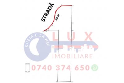 Teren Construcții intravilan de 408 mp, în Vest
