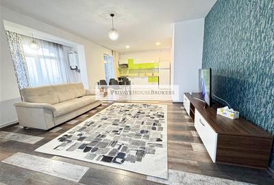 Apartament cu 2 camere semidecomandat, mobilat în Băneasa