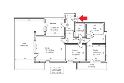 Apartament 3 Camere Decomandat cu Terasa Titan - Ozana Sector 3 - 2