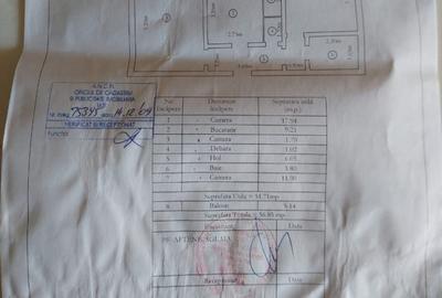 Etaj 2-Oancea Esplanada -2 Camere Decomandat 56mp-bloc 87' - 5