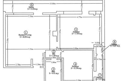 Apartament cu 3 camere,mobilat si utilat ,situat in cartierul Intre Lacuri! - 26