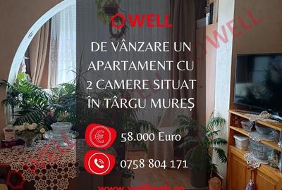 De vânzare un apartament cu 2 camere situat în Târgu Mureș, mai exact pe Str. Gh