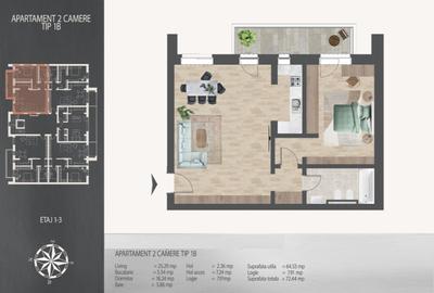 Proiect Nou La Doar 8 Minute de Metrou  I Ap 2 Camere cu Dotari Premium, 0%Com - 17