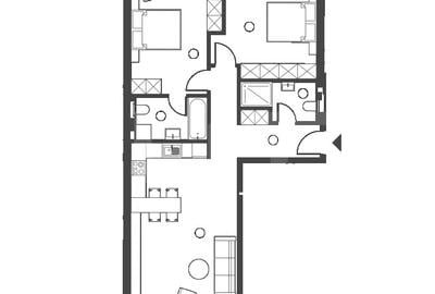 Comision 0 ! Somesului 15, Apartament 3 camere, Semicentral, 2 bai, 79mp. - 2