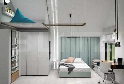 Casa individuala la rosu, 250 mp, 4 camere, P+M, zona Stupini - 7