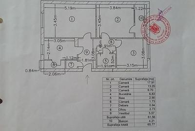 Apartament 3 camere Decomandat,Vedere mixta ,6 min Metrou Romancierilor VIDEO - 2