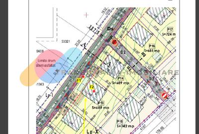 Teren intravilan 2 parcele construibile de 700 mp , zona Baciu - 1