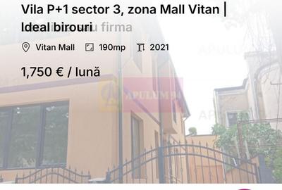 Vila P+1 sector 3, zona Mall Vitan | Locuinta sau firma - 1