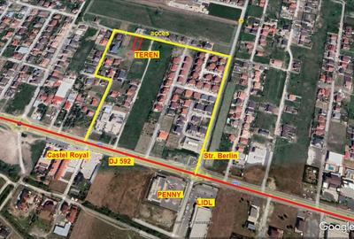 Teren Construcții intravilan de 677 mp, în Moșnița Nouă