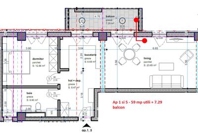 Dâmbovița-Șagului | Bloc Nou | 2, 3 și 4 Camere | Penthouse | Parcare subterana - 6