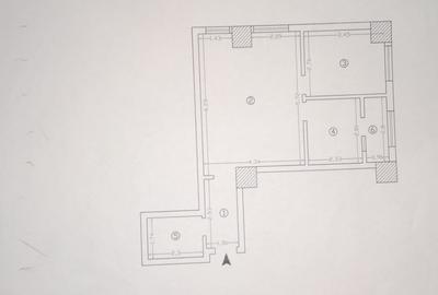 Apartament cu 3 camere decomandat în Păcurari