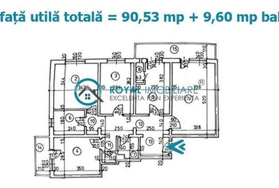 Royal Imobiliare - Vanzare apartament 4 camere zona 9 Mai - 18