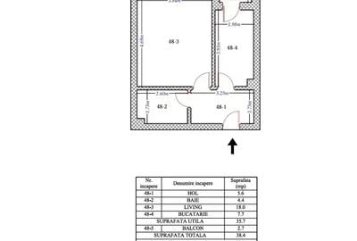 Garsoniera |Vanzare | Drumul Binelui| Finalizata | Loc parcare - 14