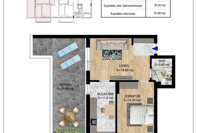 Ap 2 camere bloc 2026, 2 lifturi, INCALZIRE IN PARDOSEALA, PROMOTIE LUNA MAI - 13