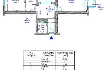 Apartament complet mobilat și utilat, cu acces imediat la metrou - 9