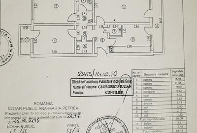Apartament 3 camere Piața Centrală, etaj 3 - 9