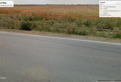 Teren intravilan 2 parcele de 8500 mp front la centura Aradului linga Metro - 2