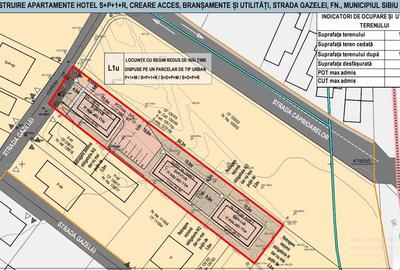 Teren 1273mp Corelativ PUD - Proiect Aparthotel (3 Corpuri Clădire) - 2