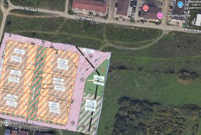 Proprietar – Vând parcele PUZ finalizat locuințe colective, zona Giroc-Timisoara - 1