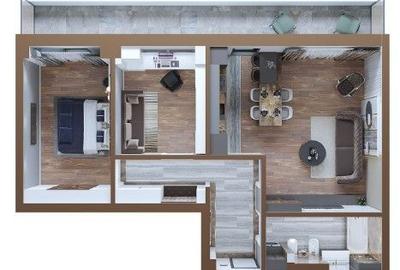 Apartament 3CD, 148605euro, 88mp, Copou - 1