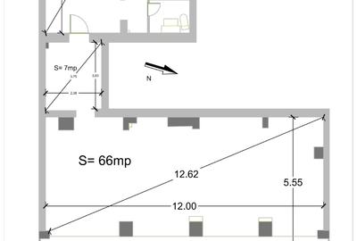 Inchiriere Spatiu Comercial Teiul Doamnei - Stradal - 105 mp - 54