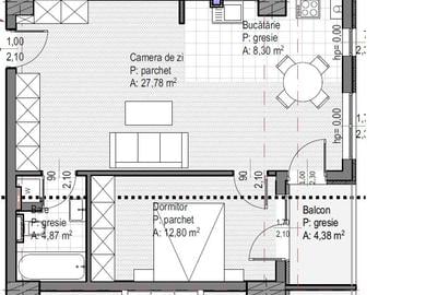 Ap. 2 camere finisat lângă Baza Sportivă Gheorgheni, 54 mp - 9