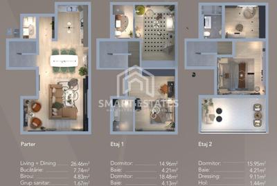 Vila moderna 4 Camere in Complex Rezidential | Bdul Pipera - 3