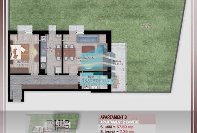 2 Camere Decomandat cu Gradina 123 Mp,Boutique, Titan -Pallady - 7