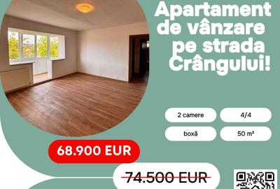 Apartament de vânzare cu 2 camere în Sfântu Gheorghe, pe strada Crângului! - 1
