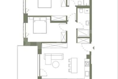Apartament cu 3 camere, 2 bai, 72 mp, finisat modern, ERA By Hexagon - 4