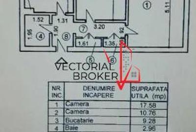 Apartament cu 2 camere decomandat în Theodor Pallady