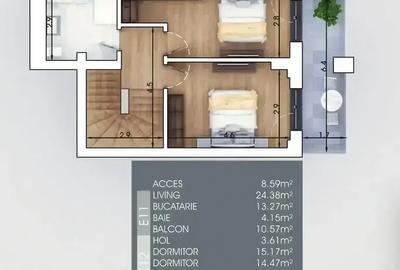 7 min Metrou | 3 Camere | premium | 2 lifturi | balcoane mari - 2