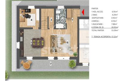 Casa de inchiriat , Voronet, zona exclusiv de case - 3