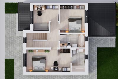 Duplex cu design premium și grădină proprie - 1