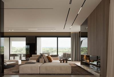 Penthouse 5 camere, lux, 358mp, terasa 84 mp, living spectaculos, langa Stejarii - 1