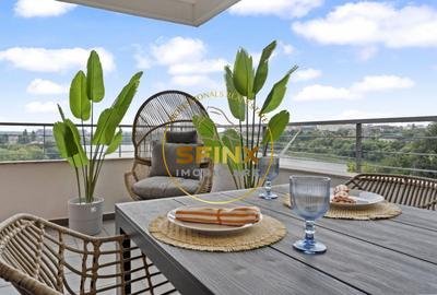 Tei, 3 room apartment for rent, 23sqm terrace, view to lake, parking - 1