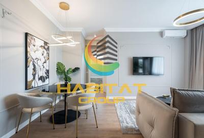 Apartament cu 2 camere semidecomandat, mobilat în Băneasa