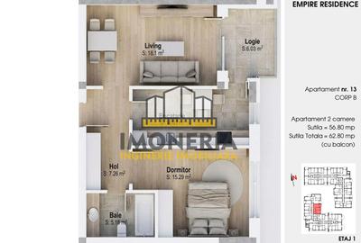 Empire Residence Tornadei 2 – Comision 0% – 2 camere spatioase, imobil premium - 5