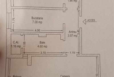 Apartament 2 camere. Zona Aurel Vlaicu. - 1