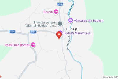 Vand teren intravilan 9 ari, zona centrala ,cu bucatarie si pivnita, apa, curent - 1