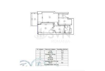 REA1028872 2 camere cu vedere lac Upsite Towers - 9